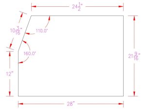 XOS Passenger Door Glass