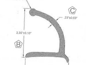 FENDER RUBBER (Per foot)